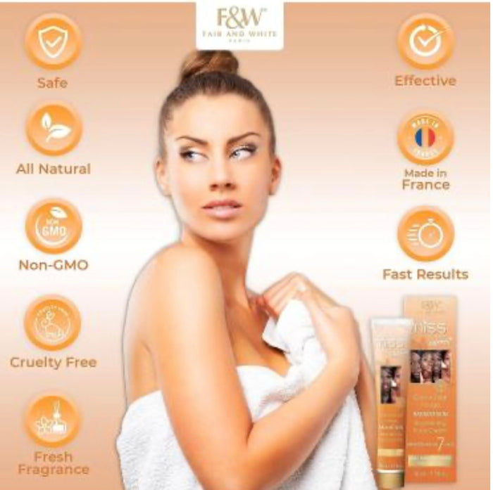 FAIR AND WHITE Miss White Carrot Brightening face Cream  50mL  1.7 oz
