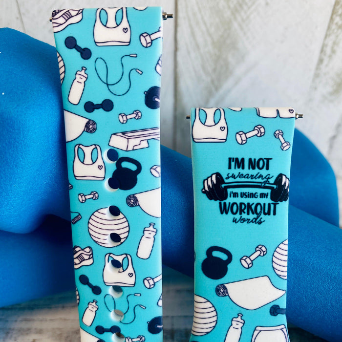 Fancy Workout Print Silicone Band For Samsung Watch - Fancy Bands
