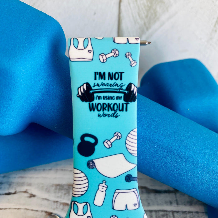 Fancy Workout Print Silicone Band For Samsung Watch - Fancy Bands