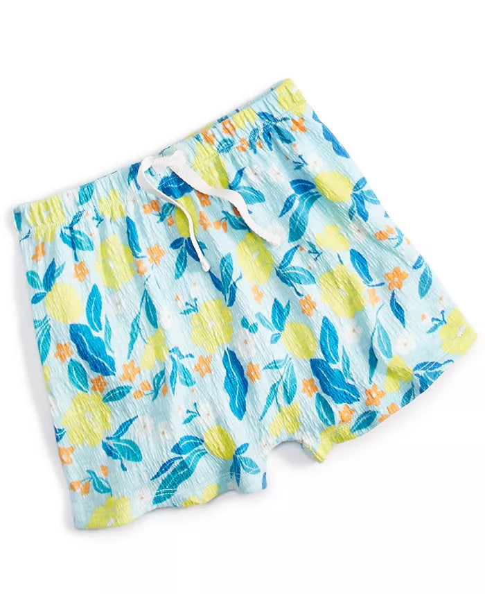 First Impressions Baby Boys Elegant Tropical Floral-Print Short