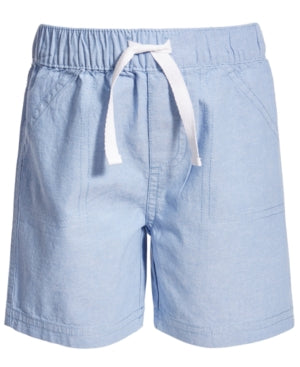 First Impressions Baby Boys Light Chambray Cotton Shorts