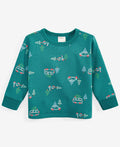 First Impressions Baby Boys Long-Sleeve Tree Transport-Print Fleece Sweatshirt