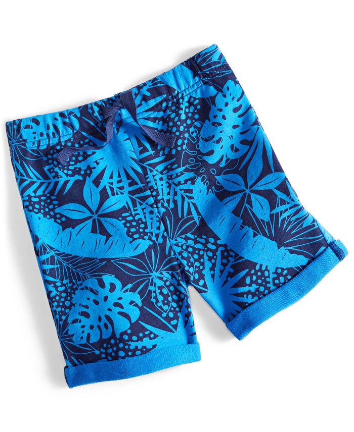 First Impressions Baby Boys Total Tropic Shorts - Navy Sea
