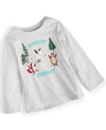 First Impressions Toddler Boys Sunday Funday Shirt- Slate Hthr