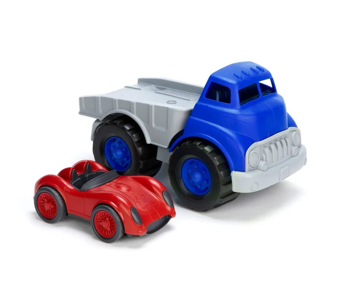 Flatbed Truck with Race Car