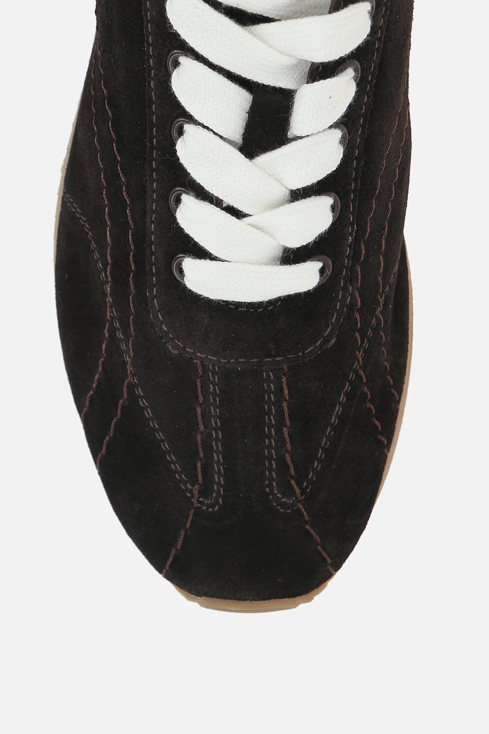flex suede sneakers