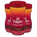Folgers Classic Roast Instant Coffee Crystals, 16 oz - 3 Pack