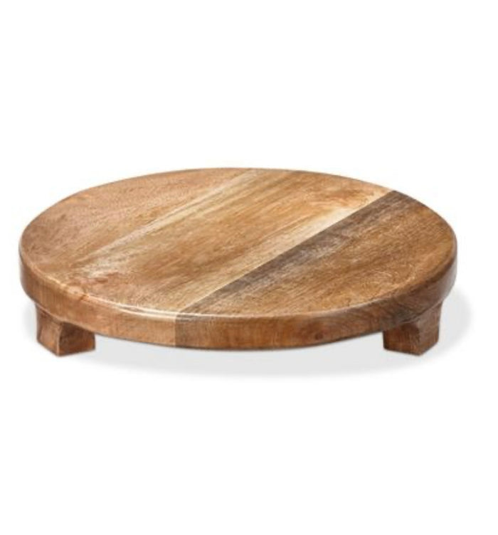 Footed Round Board