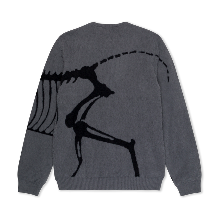 RIPNDIP Fossil Mohair Knit Sweater (Charcoal)