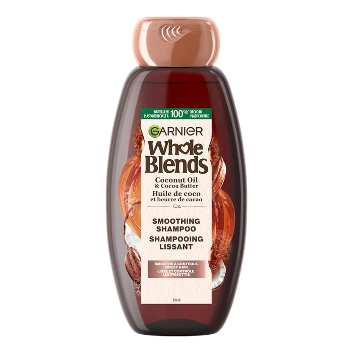 Garnier Whole Blends Coconut Oil and Cocoa Butter Smoothing Shampoo - 12.5 oz - 6 Pack