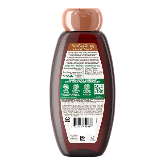 Garnier Whole Blends Coconut Oil and Cocoa Butter Smoothing Shampoo - 12.5 oz - 6 Pack