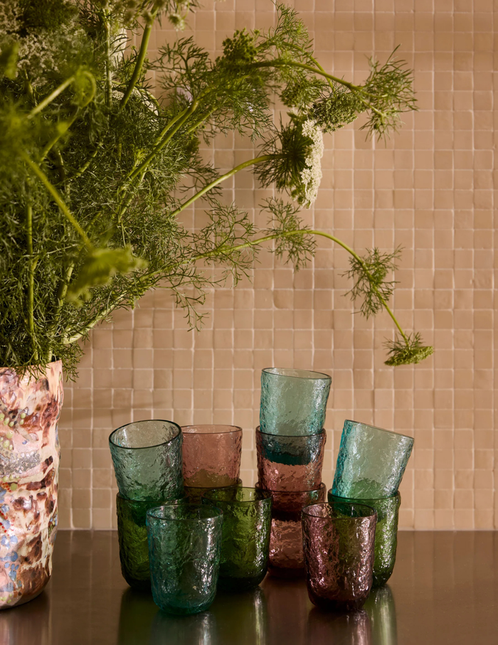 GEM TUMBLERS SET OF 4 in Smoke by Bonnie and Neil