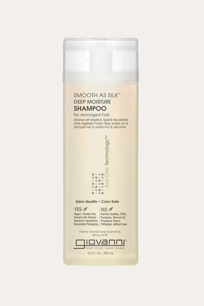 GIOVANNI SMOOTH AS SILK DEEP MOISTURE SHAMPOO 8.5oz GIOVANNI