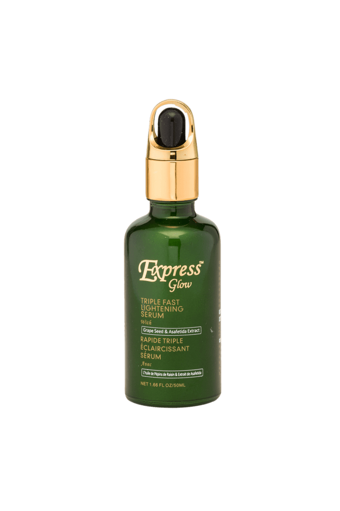GLOW - Express Glow Triple Fast Lightening Serum With Grapeseed Oil & Asafetida Extract - ShanShar Beauty : The world of beauty.