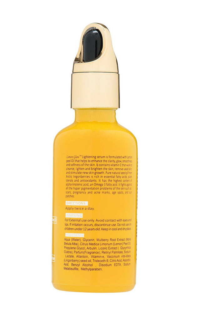 Glow - Lemon Glow Ultimate Lightening Serum - ShanShar Beauty : The world of beauty.