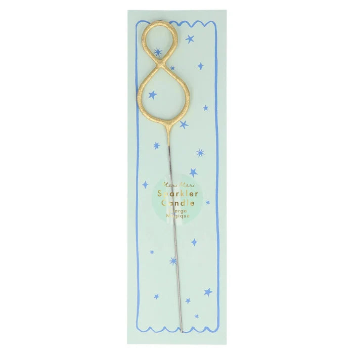 Gold Number Sparkler