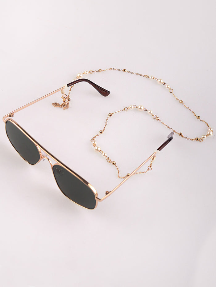 Gold Pearl Glasses Chain | Gold-Image 1