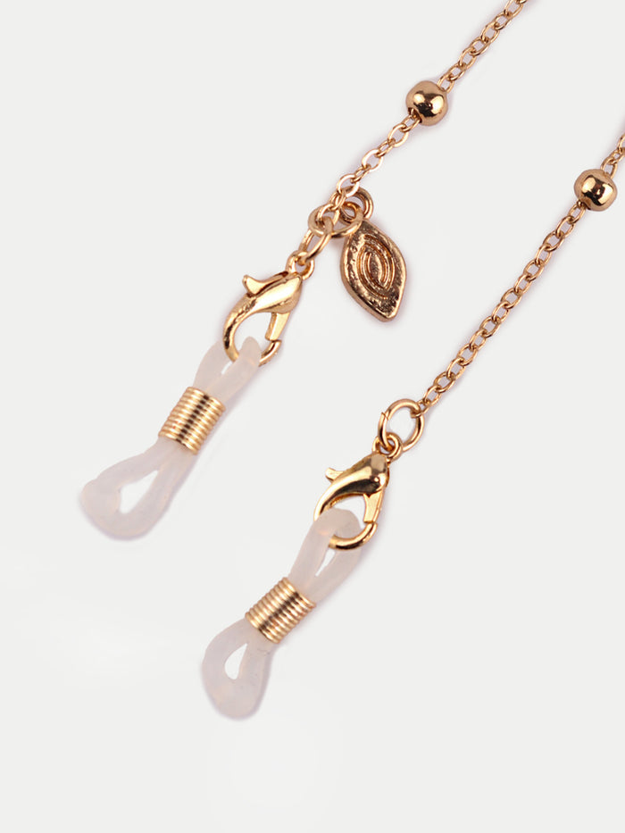 Gold Pearl Glasses Chain | Gold-Image 3