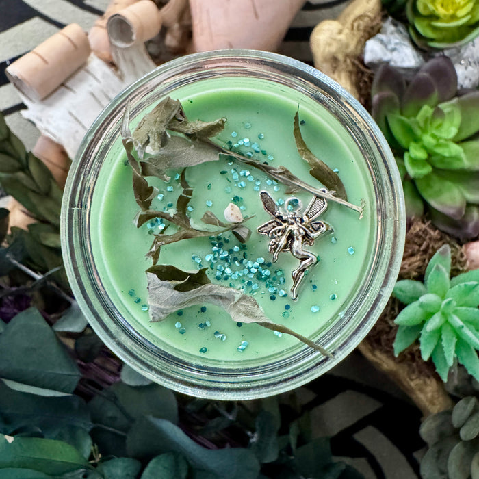 Green Fairy Absinthe Ritual Spell Candle