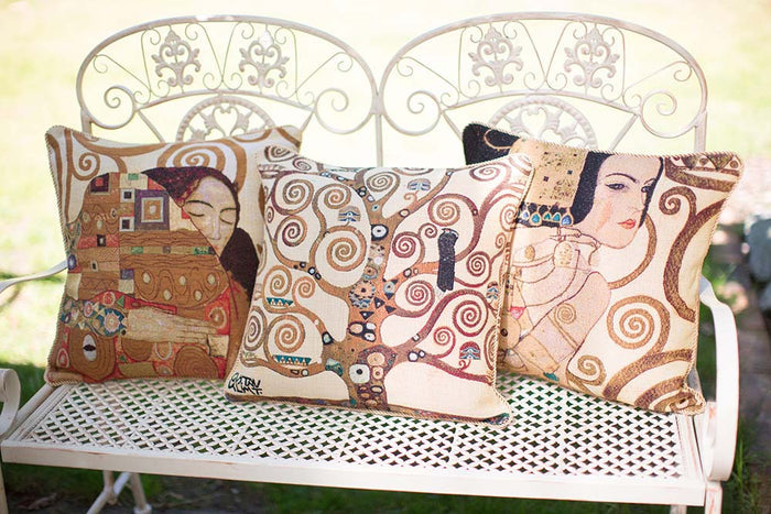 Gustav Klimt Tree of Life Lady - Cushion Cover Art 45cm*45cm