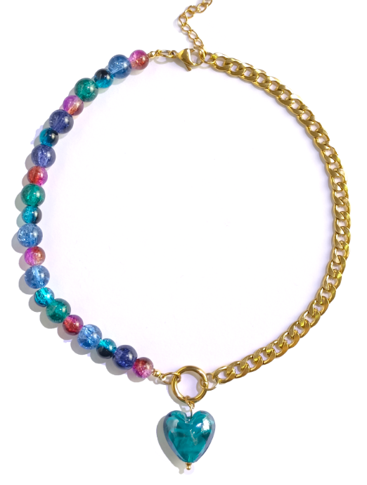 Half & Heart Necklace