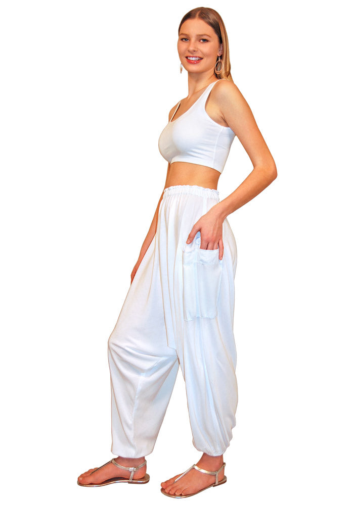 Harem Pants with Leg Pocket