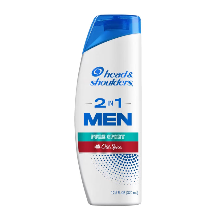 Head & Shoulders Old Spice Pure Sport Anti-Dandruff 2-in-1 Shampoo and Conditioner - 12.5 oz - 6 Pack