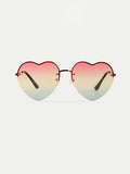 Heart Gradient Sunglasses | Rainbow-Image 1