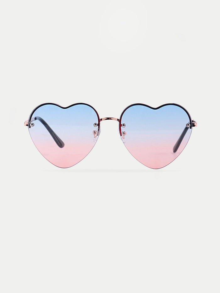 Heart Gradient Sunglasses | Blue/Pink-Image 1