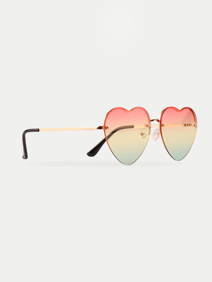 Heart Gradient Sunglasses | Rainbow-Image 2