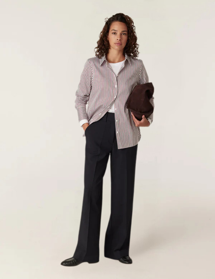 HENRI STRIPE SHIRT | Red Stripe - Darling & Domain
