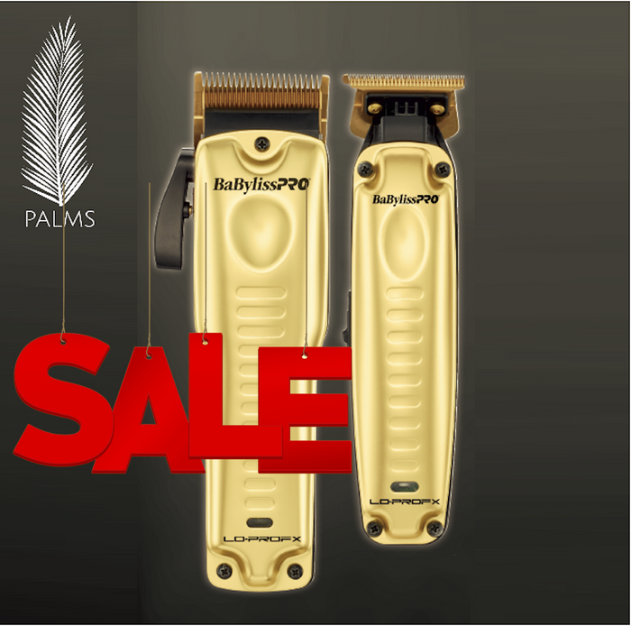 Holiday Sale - BaByliss PRO Lo-Pro FX Limited Edition Clipper & Trimmer Collection Set - Gold # FXHOLPKLP-G - Palms Fashion Inc.