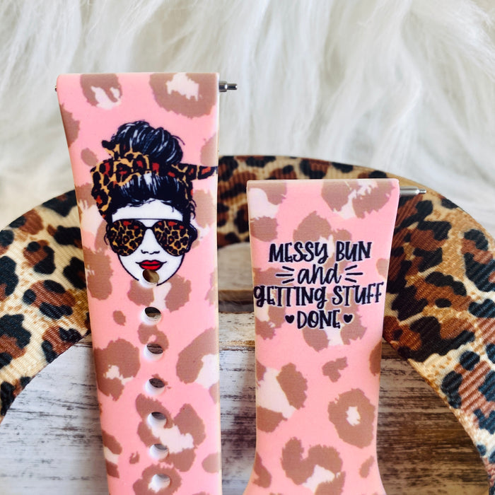 Hot Mess Print Silicone Band For Samsung Watch