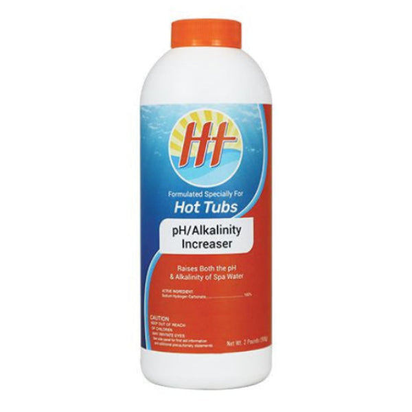 HT pH/Alkalinity Increaser bottle on a white background