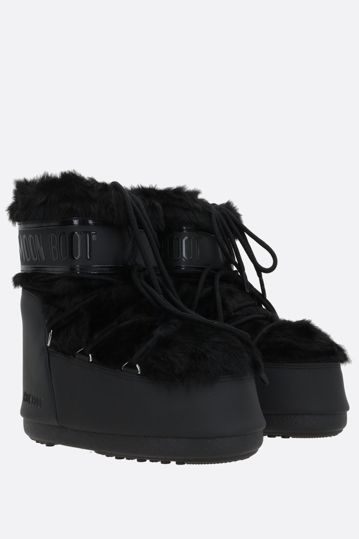 Icon Low snow boot in faux fur