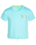 ID Ideology Big Girls Good Vibes Graphic T-Shirt- Ocean Sigh