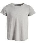 Ideology Girls Scoop-Neck T-Shirt- Heather Grey