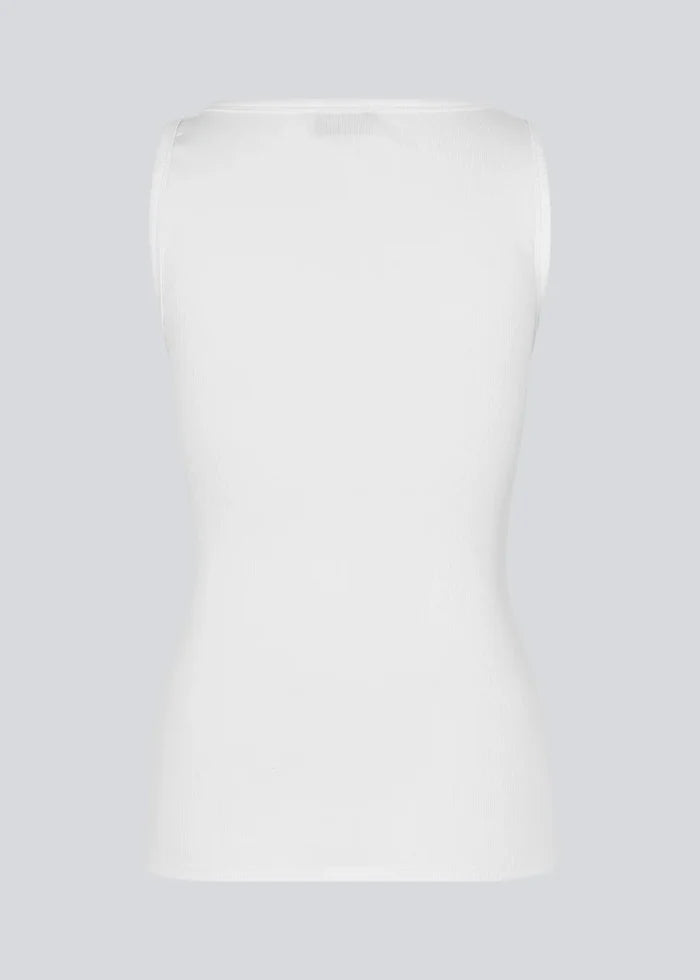IGOR MD TANK TOP in White by Modstrom