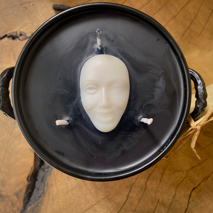 Black Mirror | scrying mirror | scrying bowl | ritual spell candle