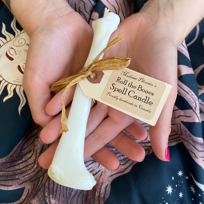 Bone Shaped Candle for Ancestor Shrine and Samhain Altars