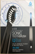 Pursonic Rechargeable Tooth Brush  # TBUSB200 - 12BK - Palms Fashion Inc.