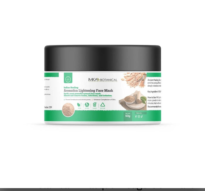 Indian Healing Lightening Face Mask with Sandalwood & bentonite clay 50g - ShanShar Beauty : The world of beauty.