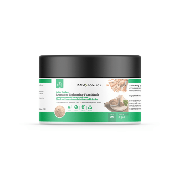Indian Healing Lightening Face Mask with Sandalwood & bentonite clay 50g - ShanShar Beauty : The world of beauty.