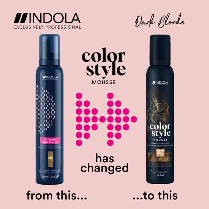 Indola Professional Color Style Mousse 200ml - Medium Brown