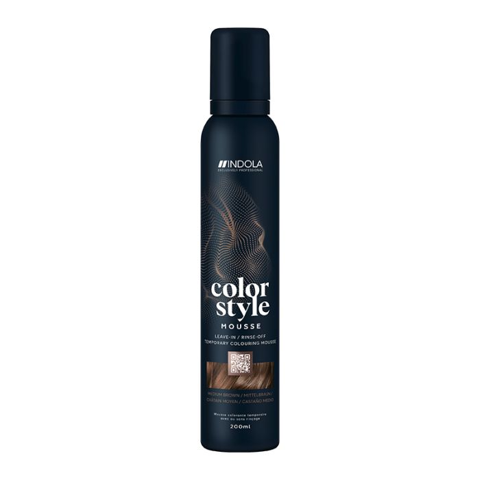Indola Professional Color Style Mousse 200ml - Medium Brown