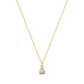 Infinity Gold plated sterling silver Necklace