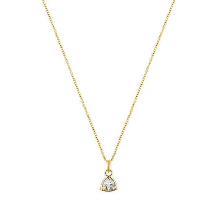Infinity Gold plated sterling silver Necklace