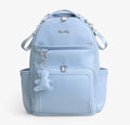 Itzy Ritzy Boss Plus Diaper Bag Backpack Light Blue Bear