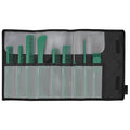 Jaguar 9 Piece Hairdressing Comb Set Green