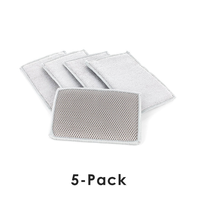Jersey Bug Scrubber ice grey with the text "5-Pack" on a white background.